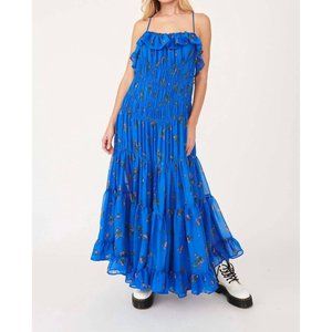 FREE PEOPLE Cloud Nine Maxi Dress in Multi Combo NWT - Size Large